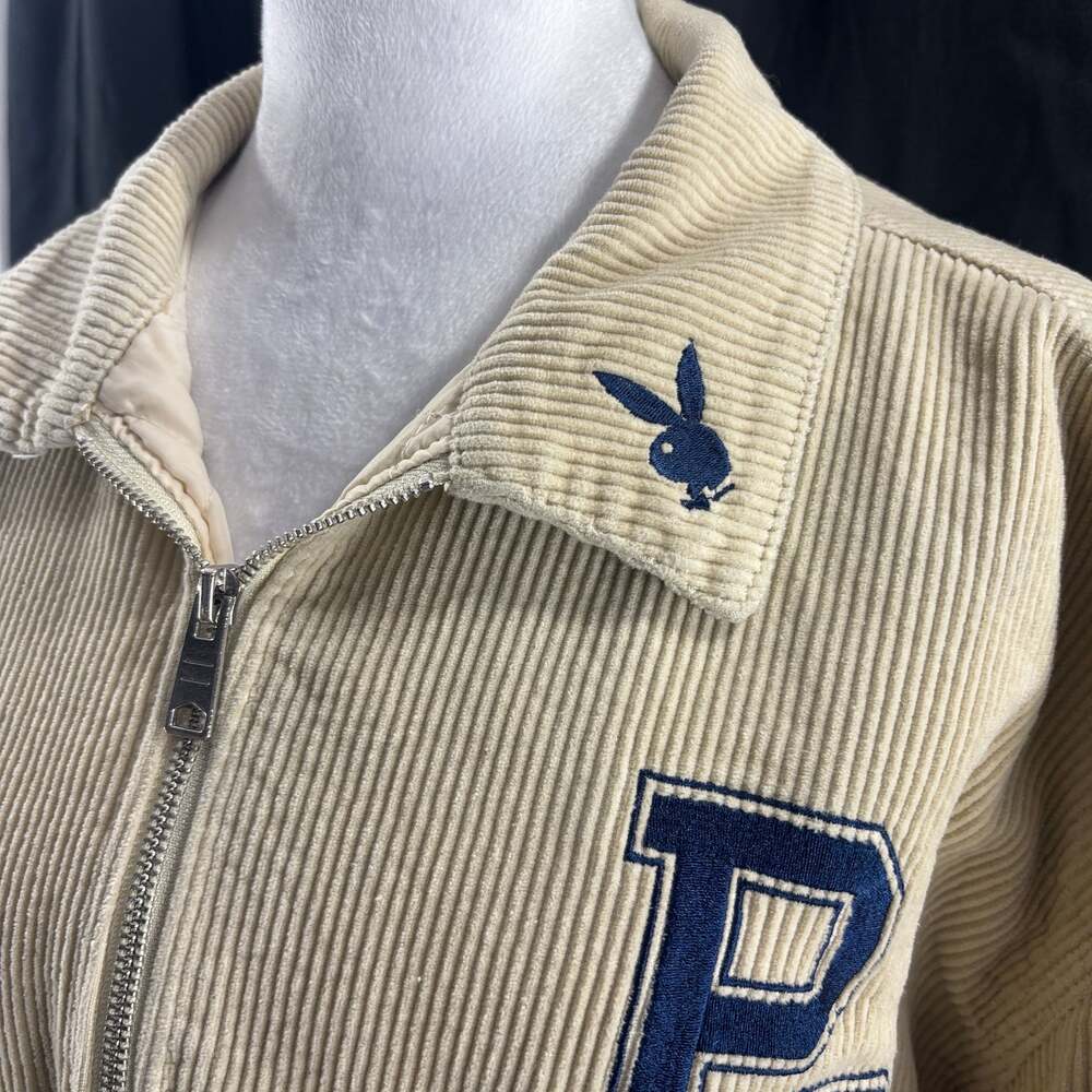 pacsun playboy varsity corduroy dad jacket size... - Picture 3 of 9